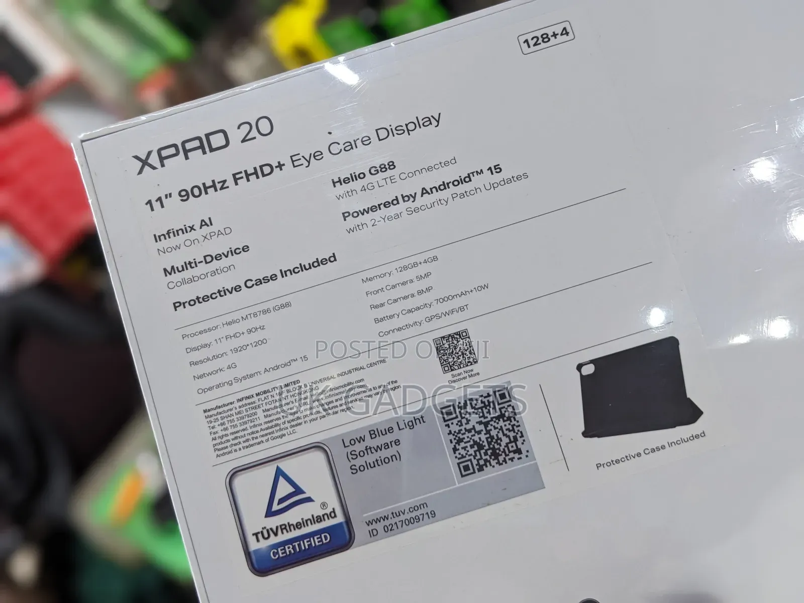 New Infinix Xpad 20 128 GB Black