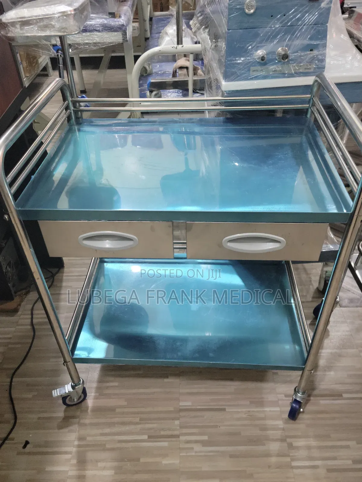 Plaster Trolley/ Treatment Trolley Two Layers Double Drawer