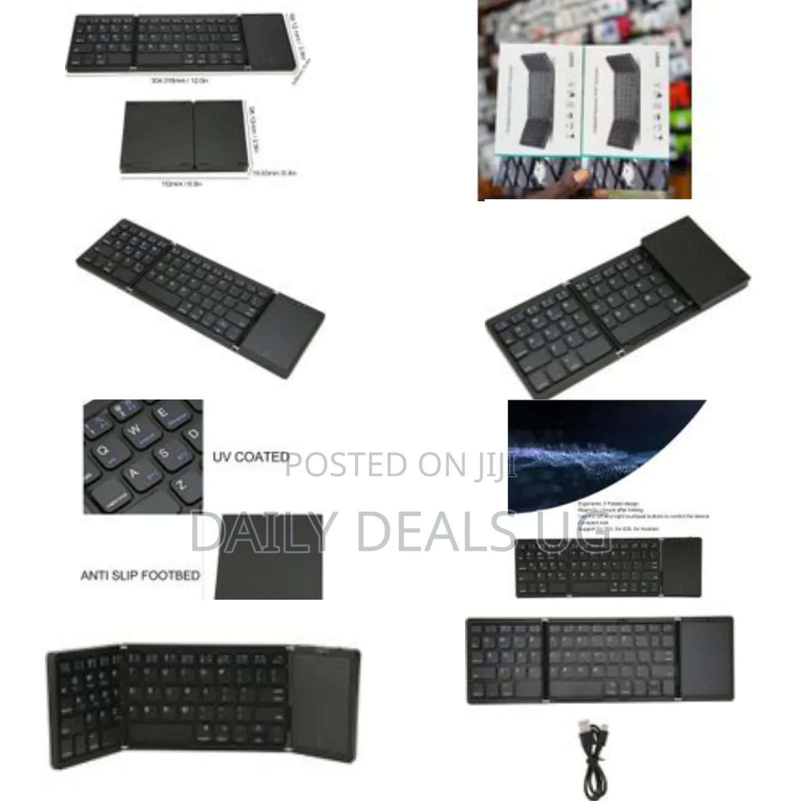 Foldable Keyboard B089t With Touchpad