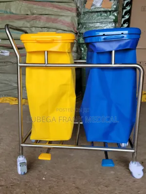 Stainless Steel Waste Bin Trolley for Efficient Disposal
