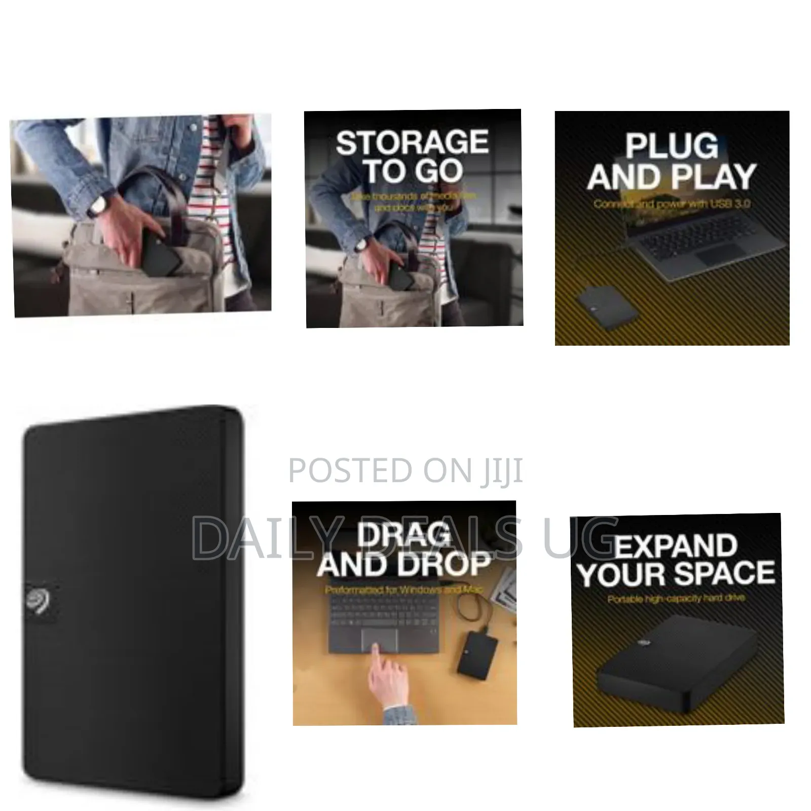 Seagate Expansion 2tb External HDD-Usb 3.0 for Windows and Mac