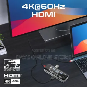 Promate 11 In 1 Multiport Usb-c Hub 100w Power Display-