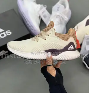 Original Cream Adidas Alpha Bounce Beyond Sneakers