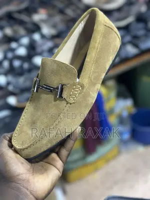 Original Light Brown Suede Clarks Flat Sole Loafer Moccasins