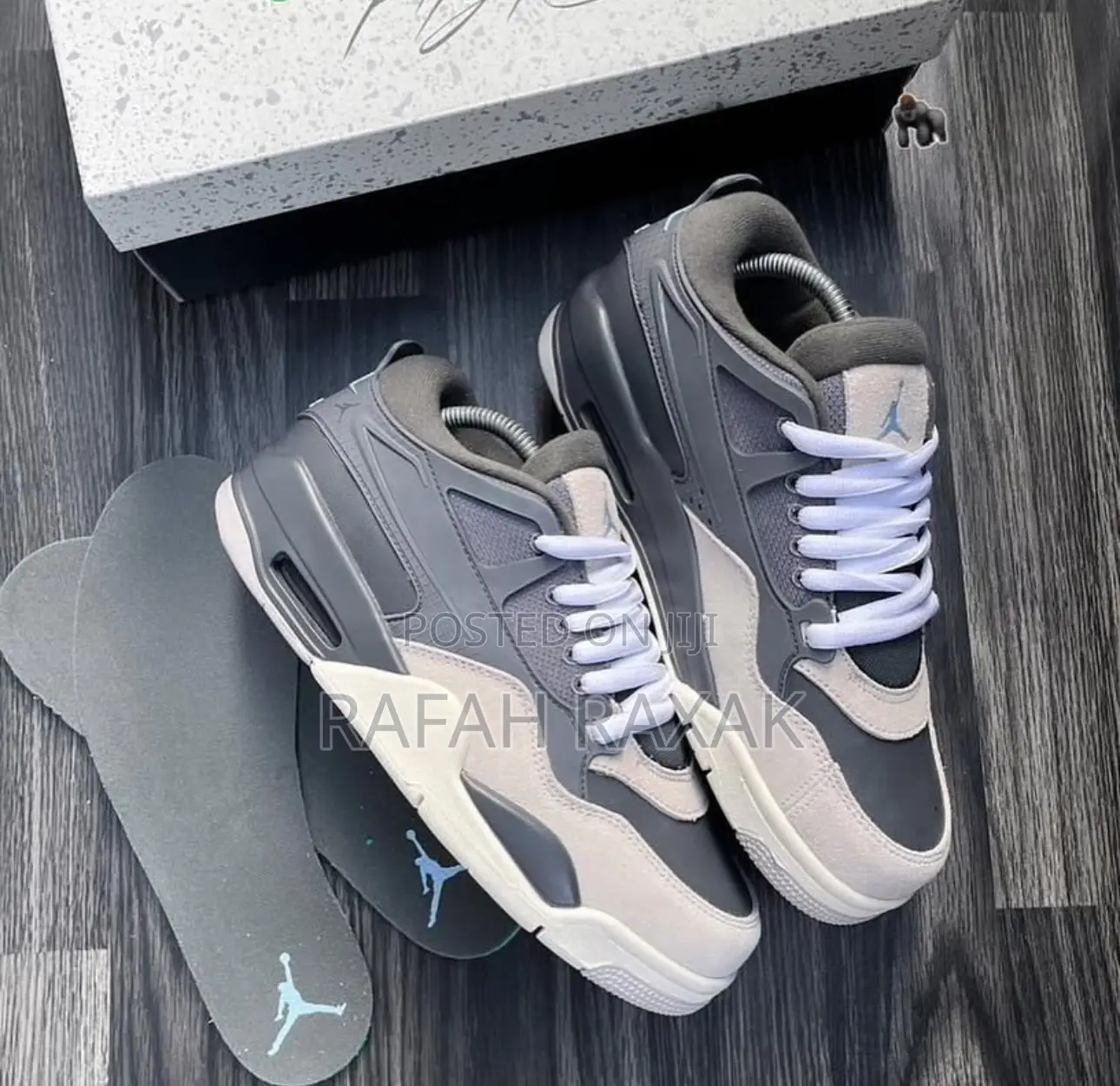 Nike Air Jordan 4 Rm X Nigel Sylvester “Iron Grey” Sneakers
