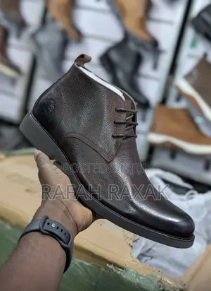 Original Dark Tan Timberland Formal/Gentle Office Leather Boots