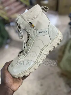 Original Men’S Khaki Delta Outdoor Tactical Hiking Desert Boots