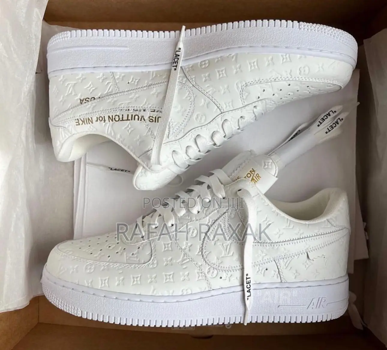Original Louis Vuitton X Nike Air Force 1 Low “Virgil Abloh” Sneakers