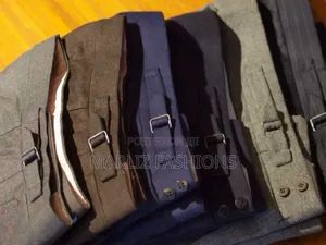 Designed Beltless Pants