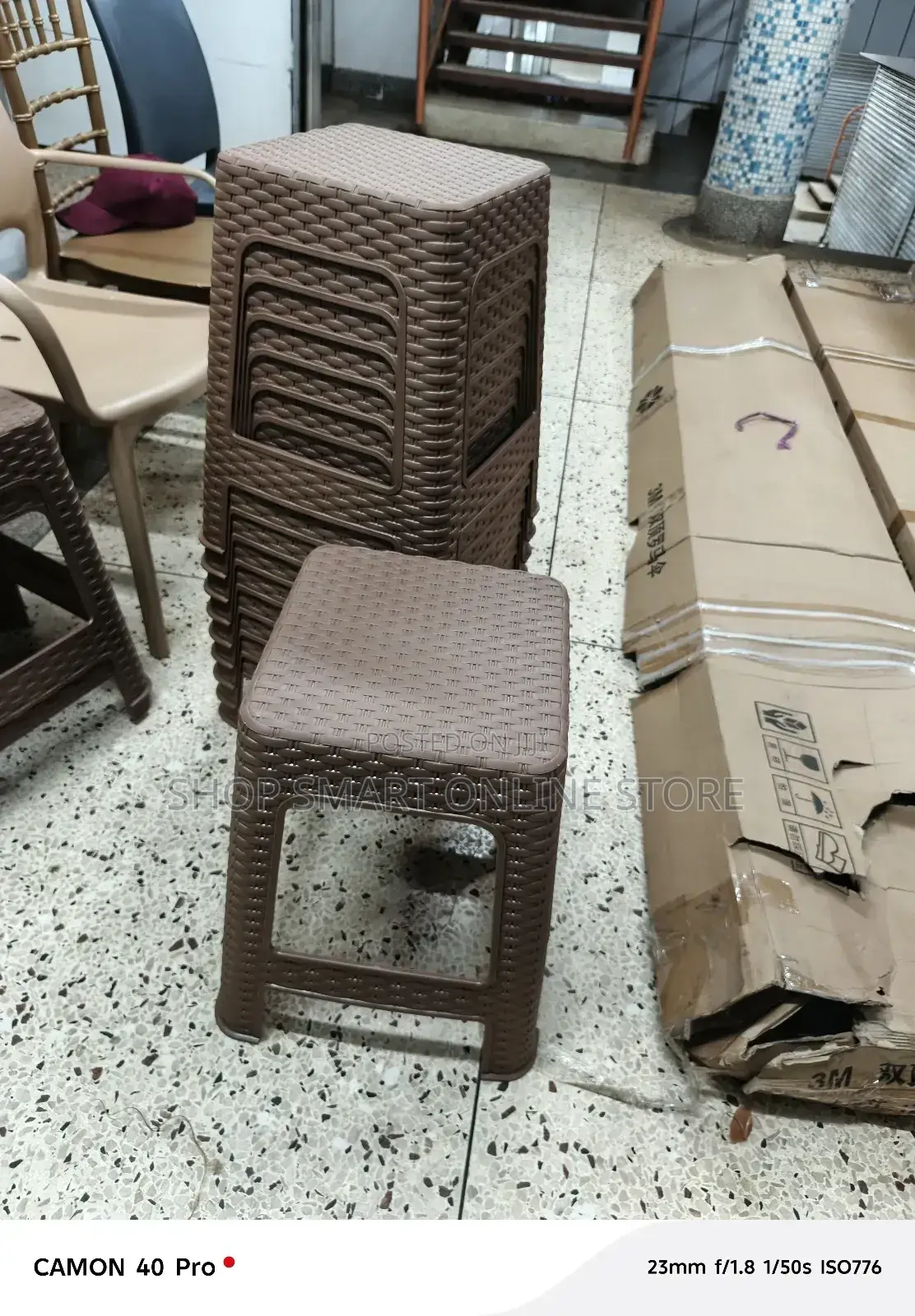 Stackable Plastic Stools