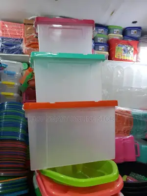 Transparent Storage Boxes Storage Boxes Plastic 3pcs