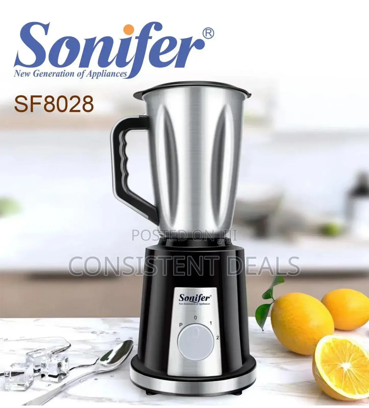 2in1 Electric Blender With Dry Mill