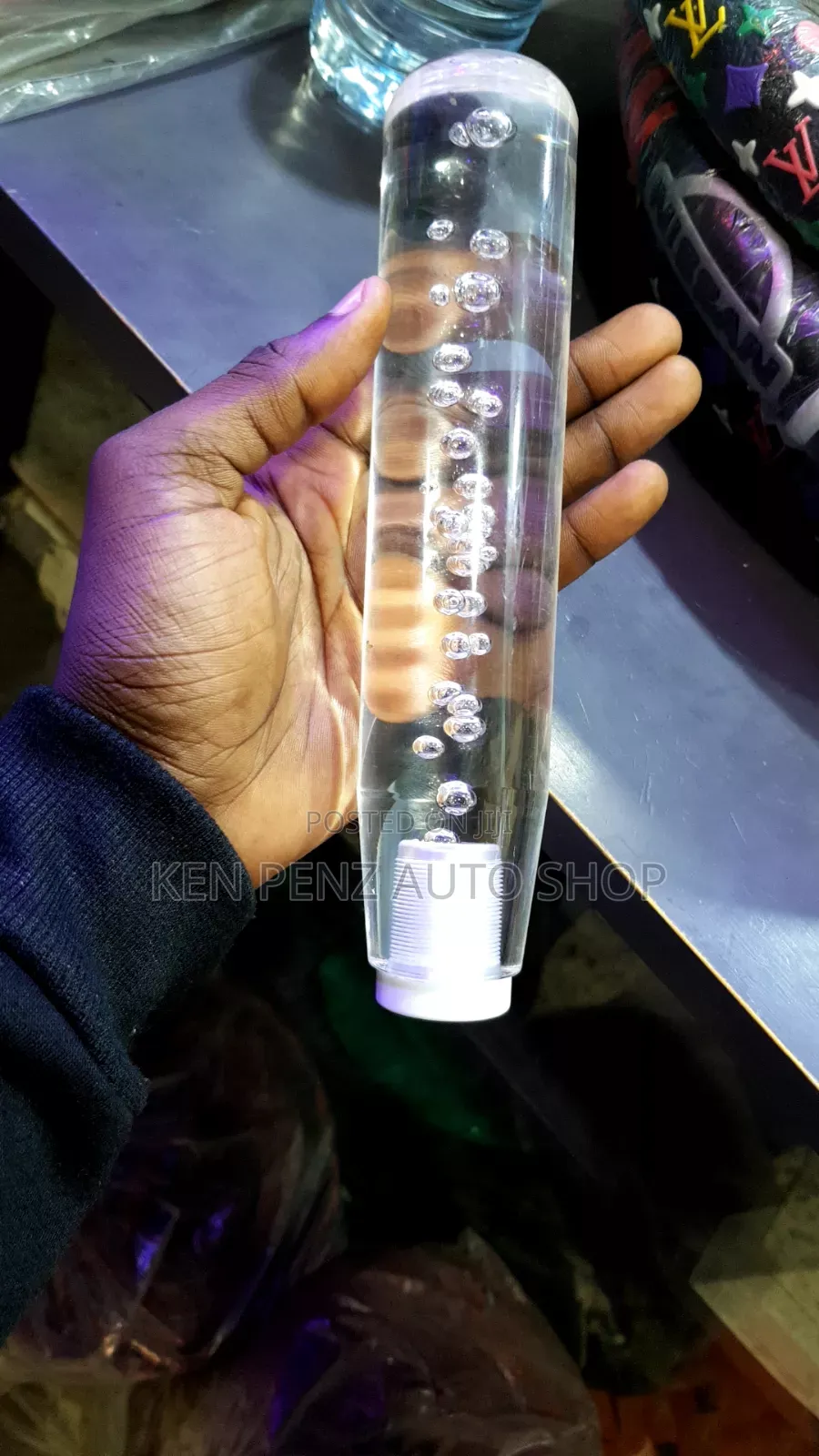 Crystal Bubble Led Car Gear Shift Knob