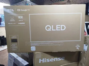 43 TCL Qled Smart Digital Android Flat Screen Flameless.