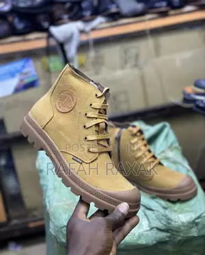 Original Men’S Brown Palladium Leather Boots