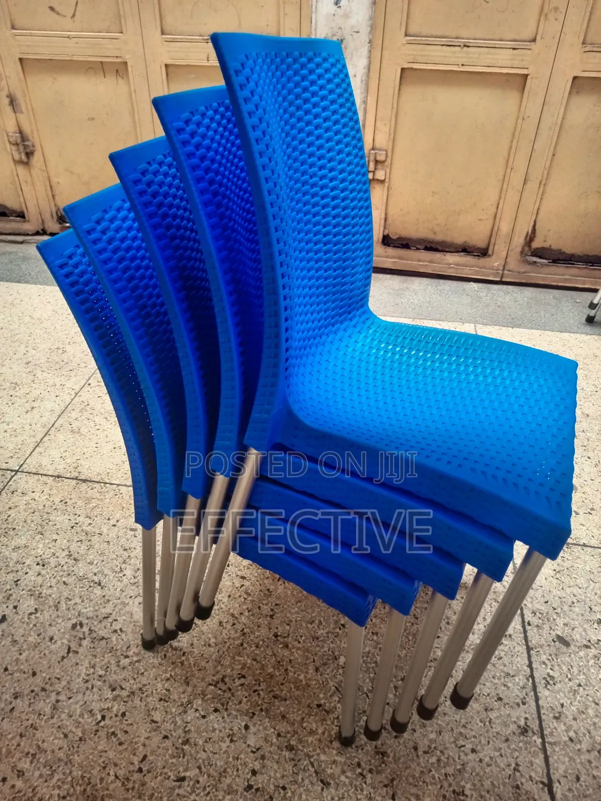Blue Plastic Chairs