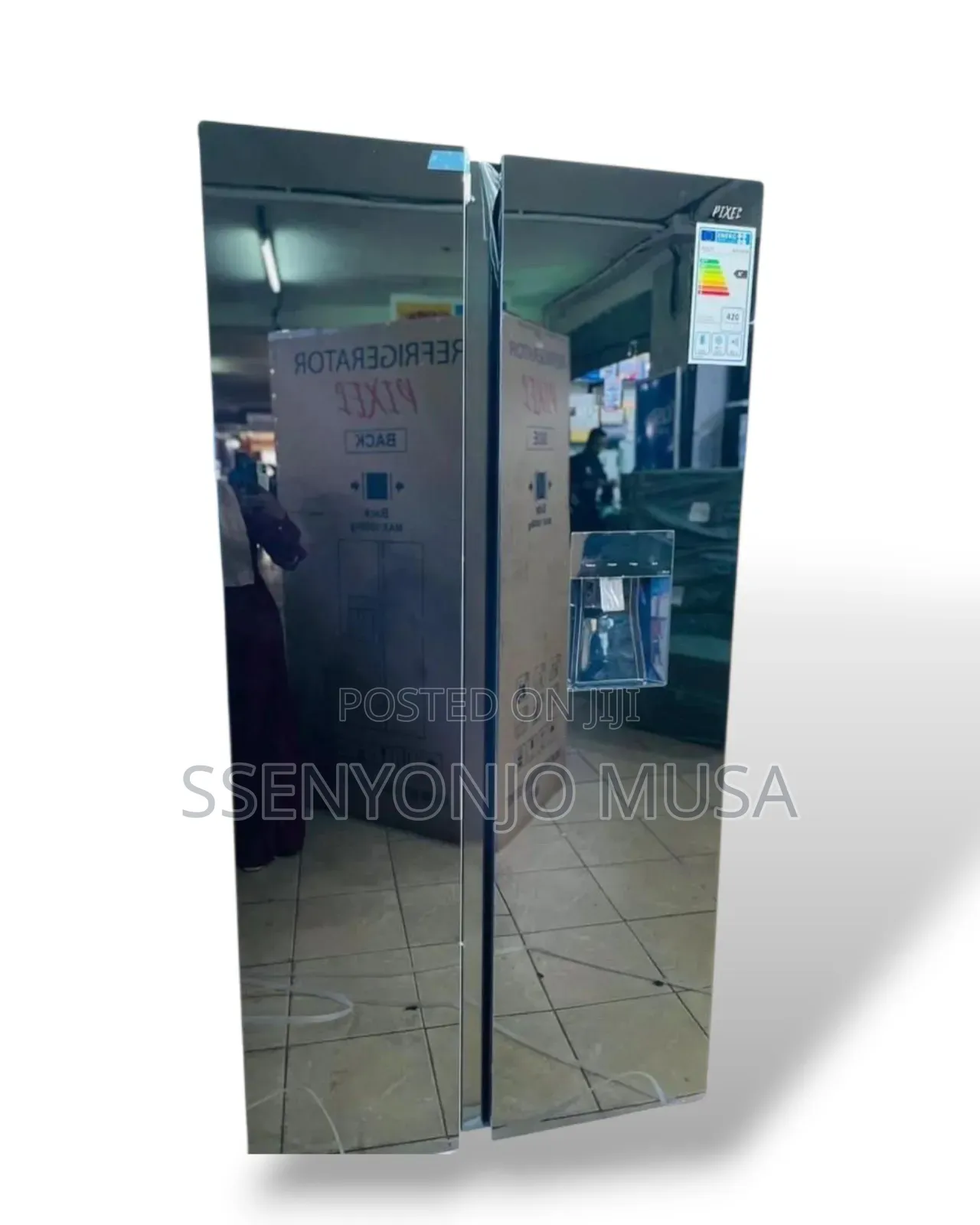 Pixel 670l Double Side-by-Side Fridge With Water Dispenser
