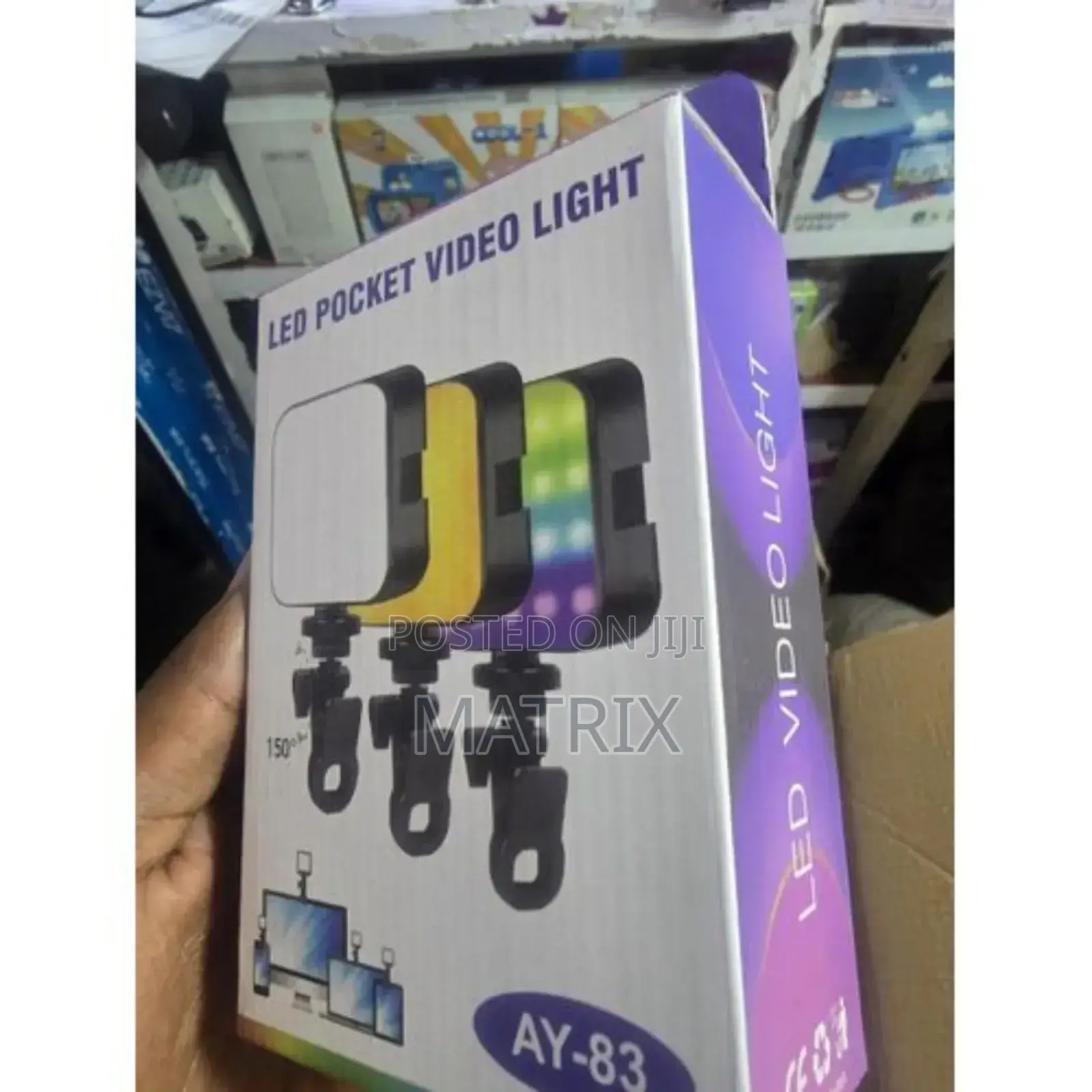 Compact Rechargeable Pocket Lamp for Video Content Creator
