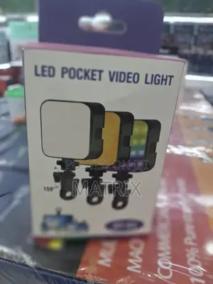 Compact Rechargeable Pocket Lamp for Video Content Creator