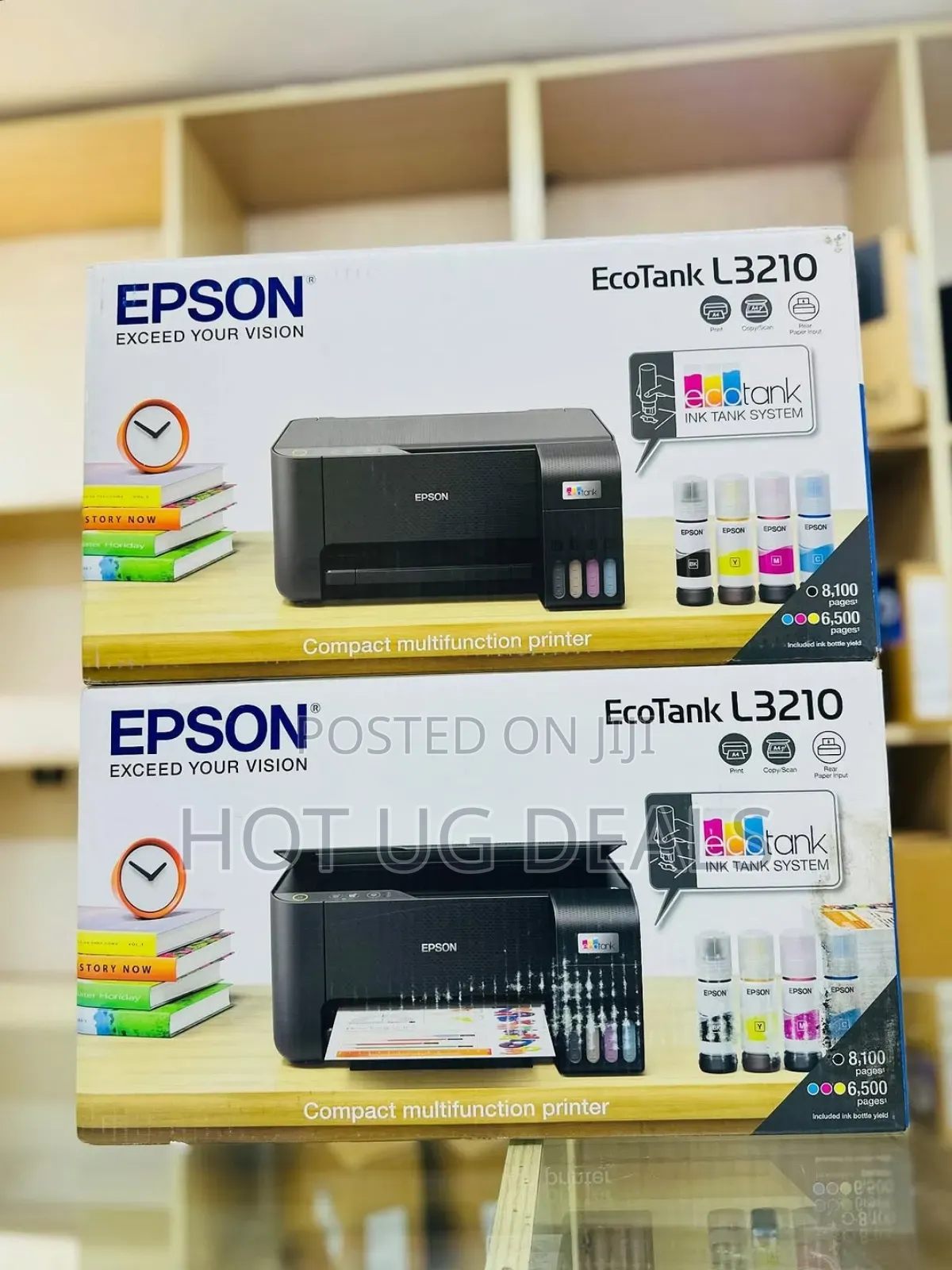 Epson Ecotank L 3210 Multifunction Inktank Printer Print, Copy, Scan