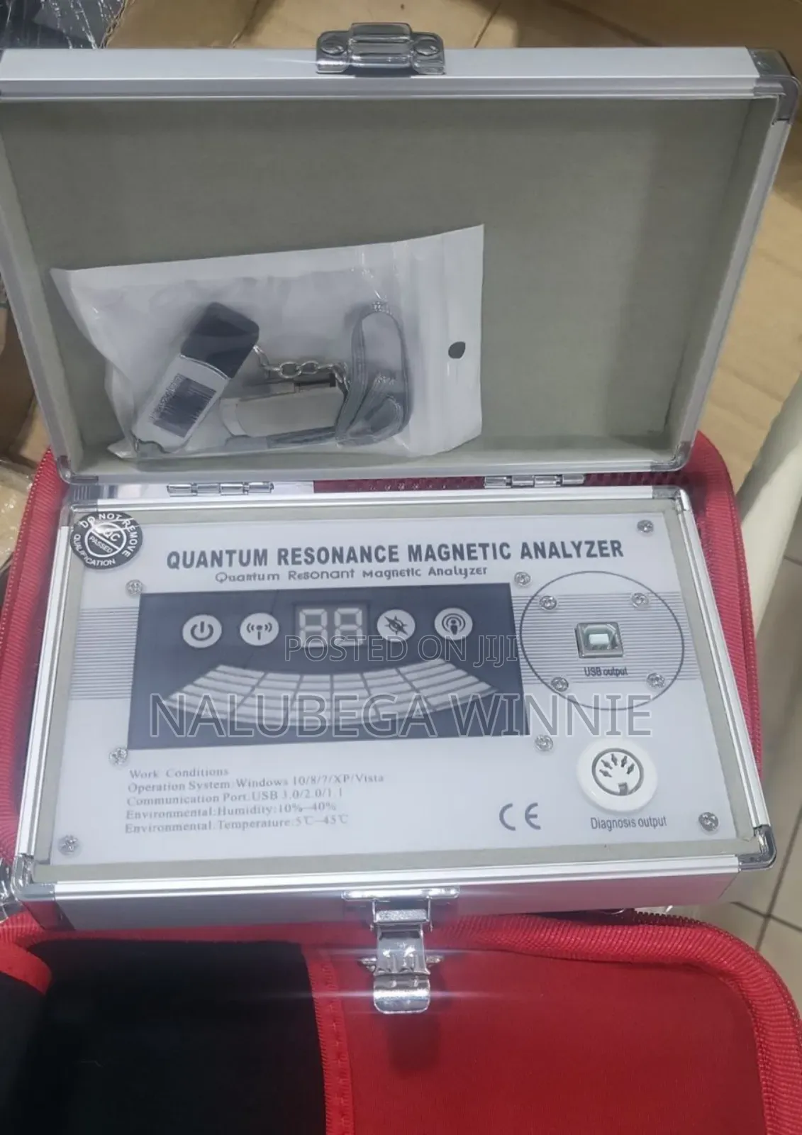 Quantum Resonance Magnetic Analyzer