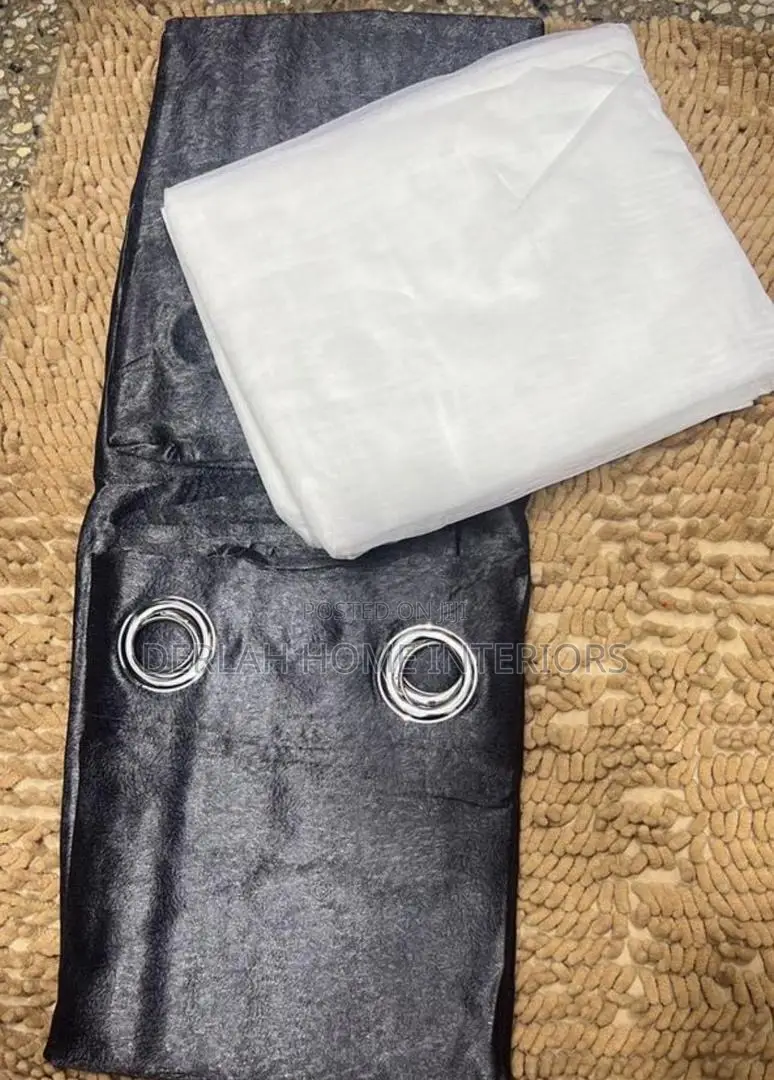 Grey Alreadymade Curtain(4pcs