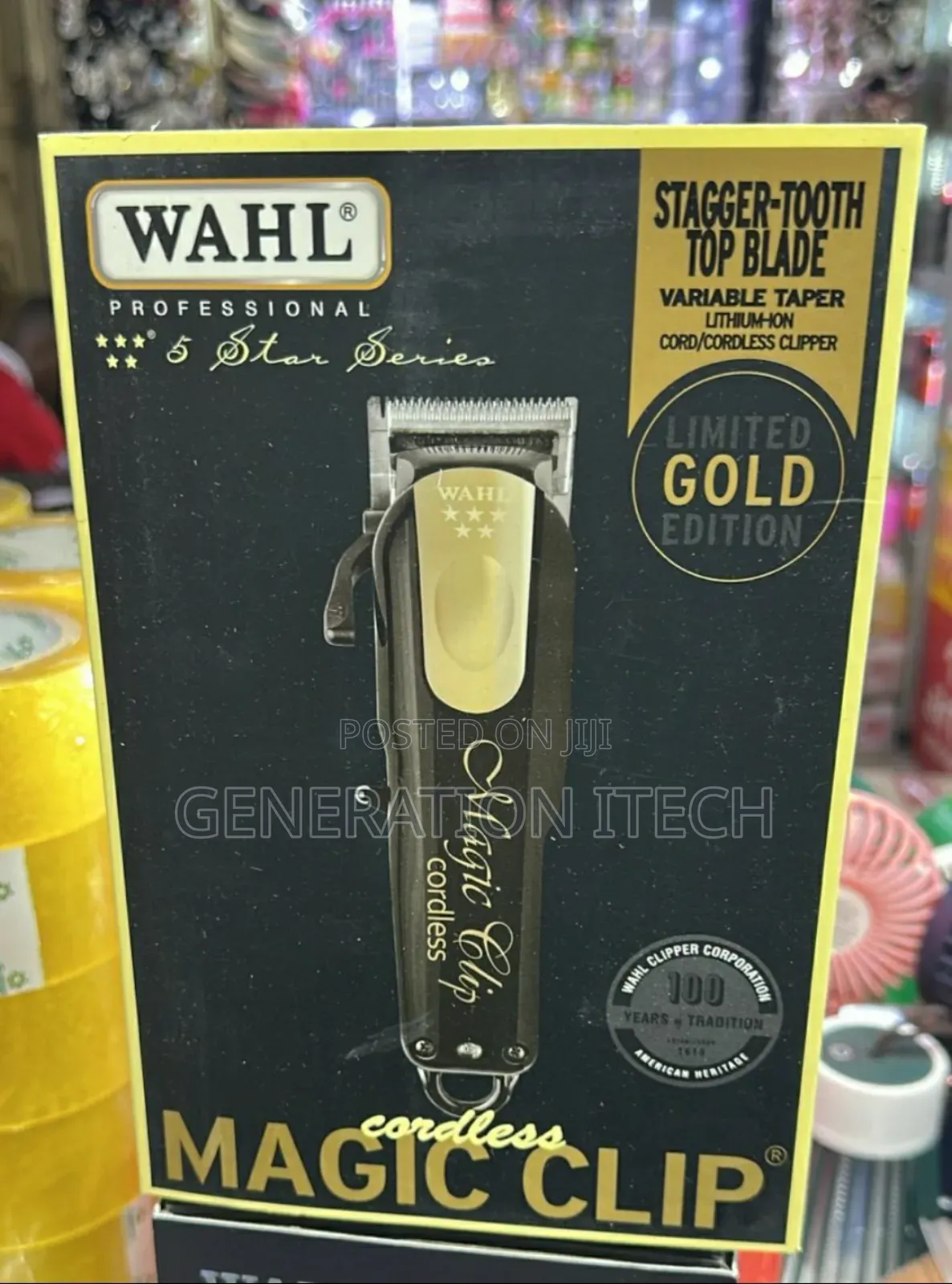 Wahl Proffessional Cordless Hair Clipper- Rechargeable Hair Clipper