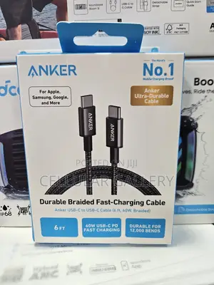 Anker Durable Braided Fast Charging Cable 60w Usb-C to Usb-C