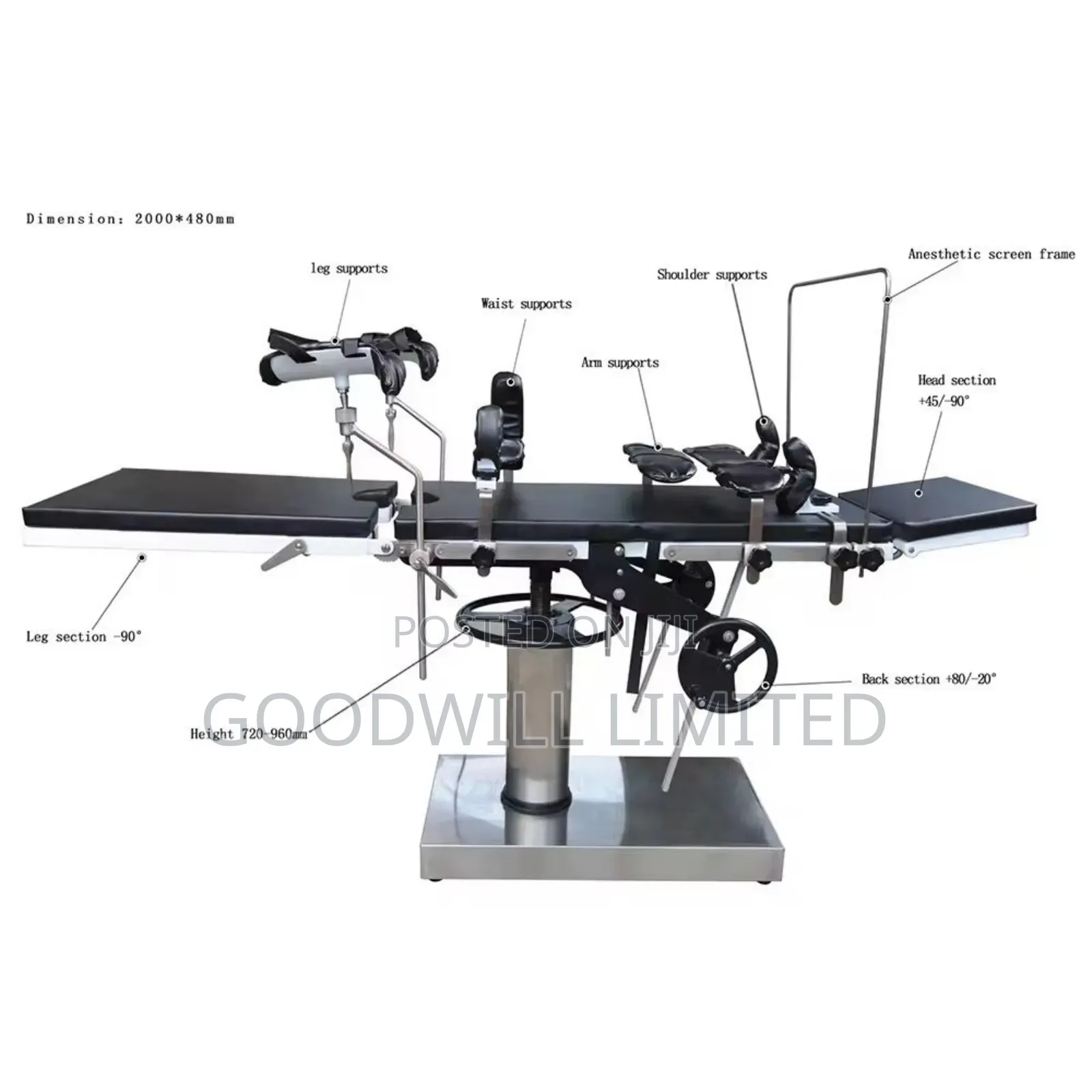 Manual Theater Bed/ Operating Table