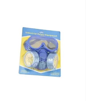 Anti Dust Spray Face Mask, Dust Face Goggles - Blue