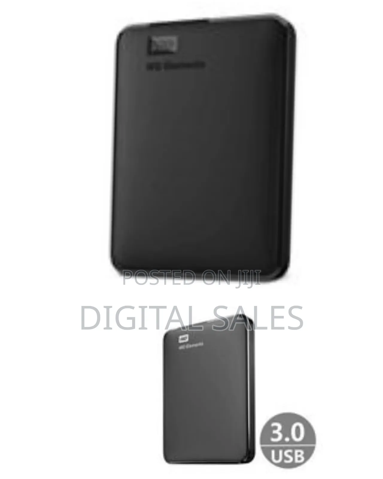 Western Digital 3.0 Usb High Speed External Hard Disk 320gb - Black