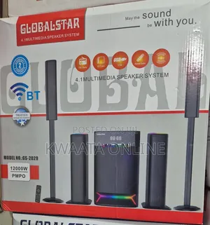 4.1ch Global Star Bluetooth Gs-2029 Home Theatre Multispeaker System8