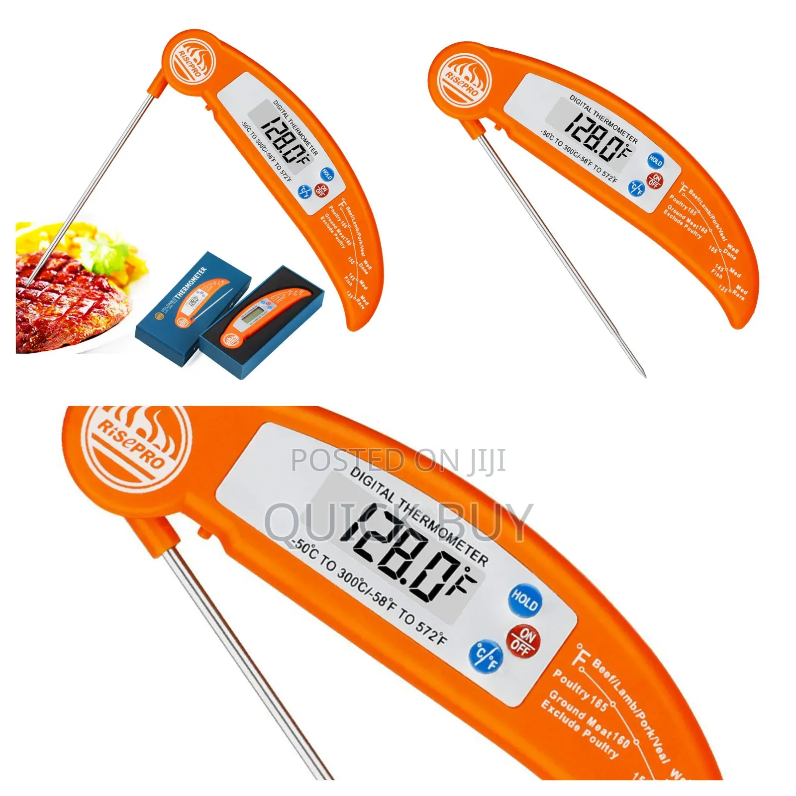 Instant Digital Bbq Grill Thermometer