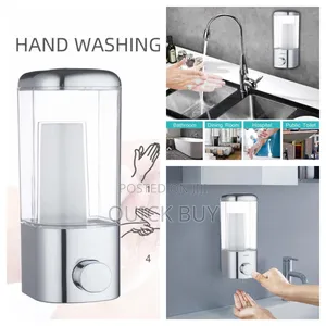 Manual Wall Mounted Liquid Soap And Lotion Dispenser