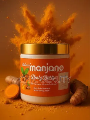 Mangano Butter Moisturizing Cream Tumeric, Vitamin C, Ginger 500ml