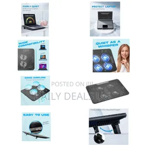 Laptop Fan Stand -Black