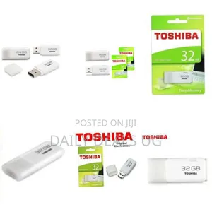 Toshiba 32gb Flash Disk Drive Transmemory High Speed Pen Drive -White