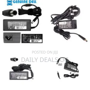 Dell Charger Big Pin 19.5v 65w Adapter Plus Power Cord -Black
