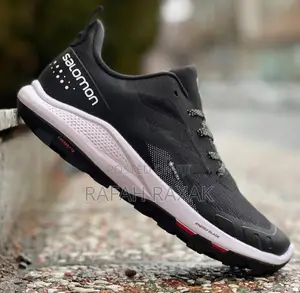Original Men’S Black/White Salomon Out Pulse Gtx Hiking Shoes