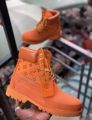 New Yellow Timberland X Louis Vuitton 6 Inch Waterproof Boots