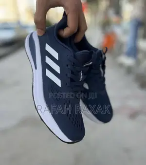 Original Blue Adidas Light Motion Cloudfoam Running Trainer Sneakers