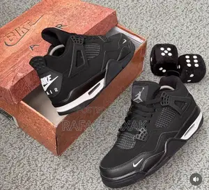 Original Classic Air Jordan 4 “Bike Air Black” Sneakers