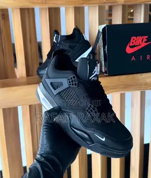 Original Nike Nigel Sylvester X Air Jordan 4 “Bike Air Black” Sneakers