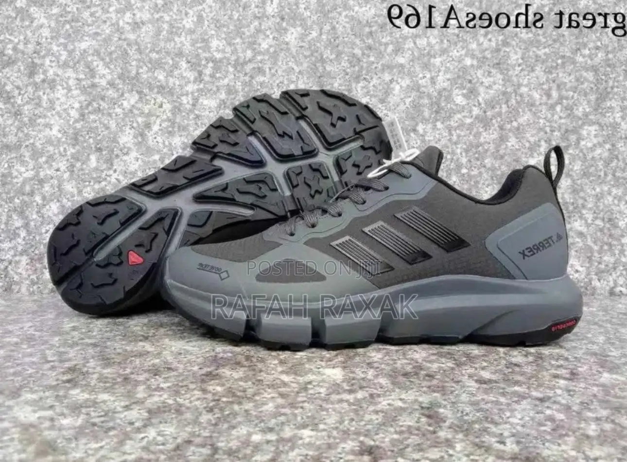 Men’S Grey Adidas Terrex Gore-tex Trainer Sneakers