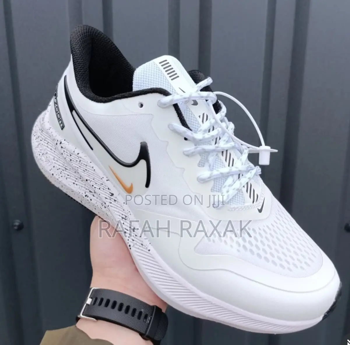 Original White Nike Air Zoom Running Trainer Sneakers