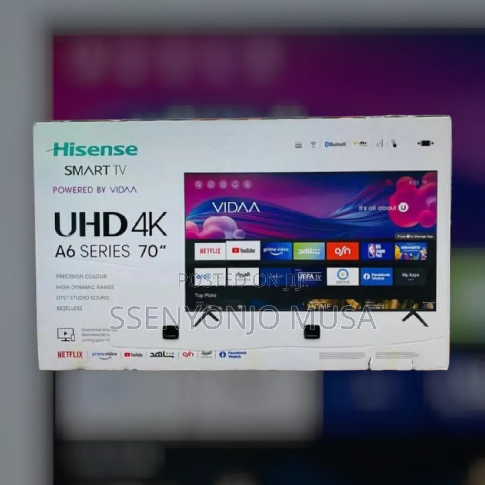 Hisense 70-Inch Ultra Hd Smart Led Tv (A6 Series, 70a6hs)