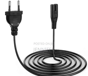 Power Cable European 2 Pole Euro Plug