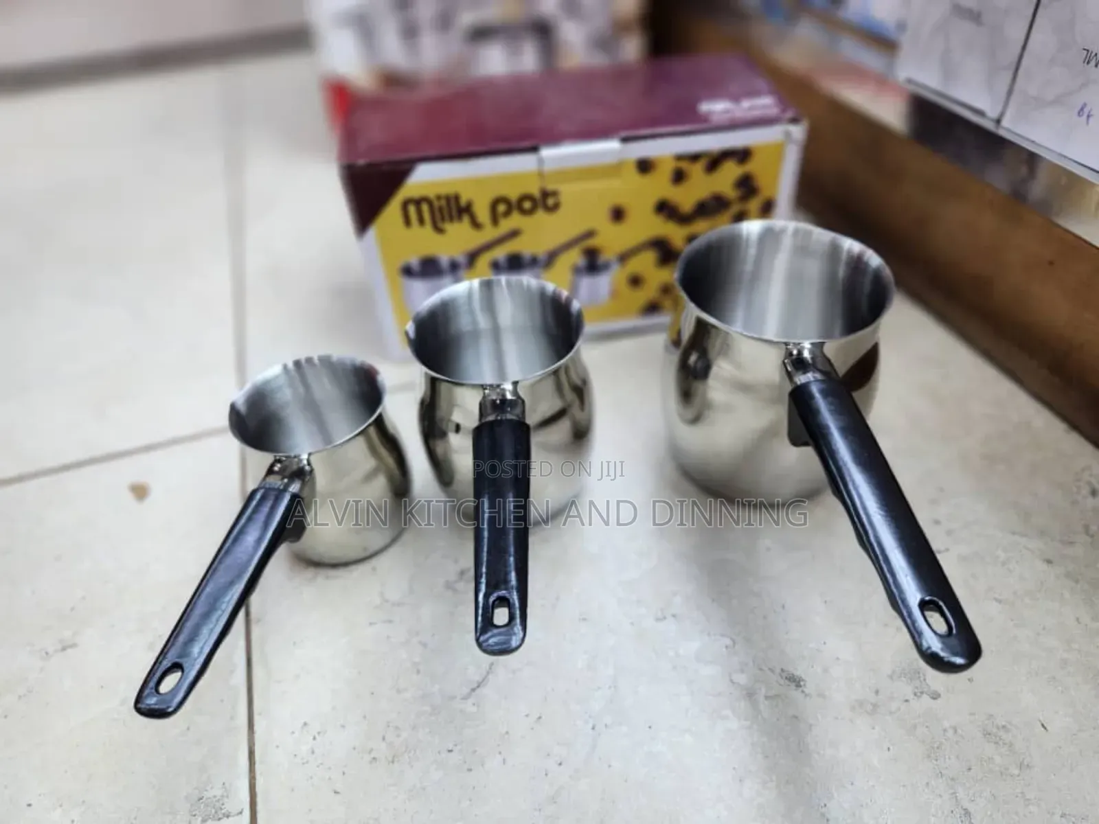 Milk Pot Set or Turkish Coffee Warmer