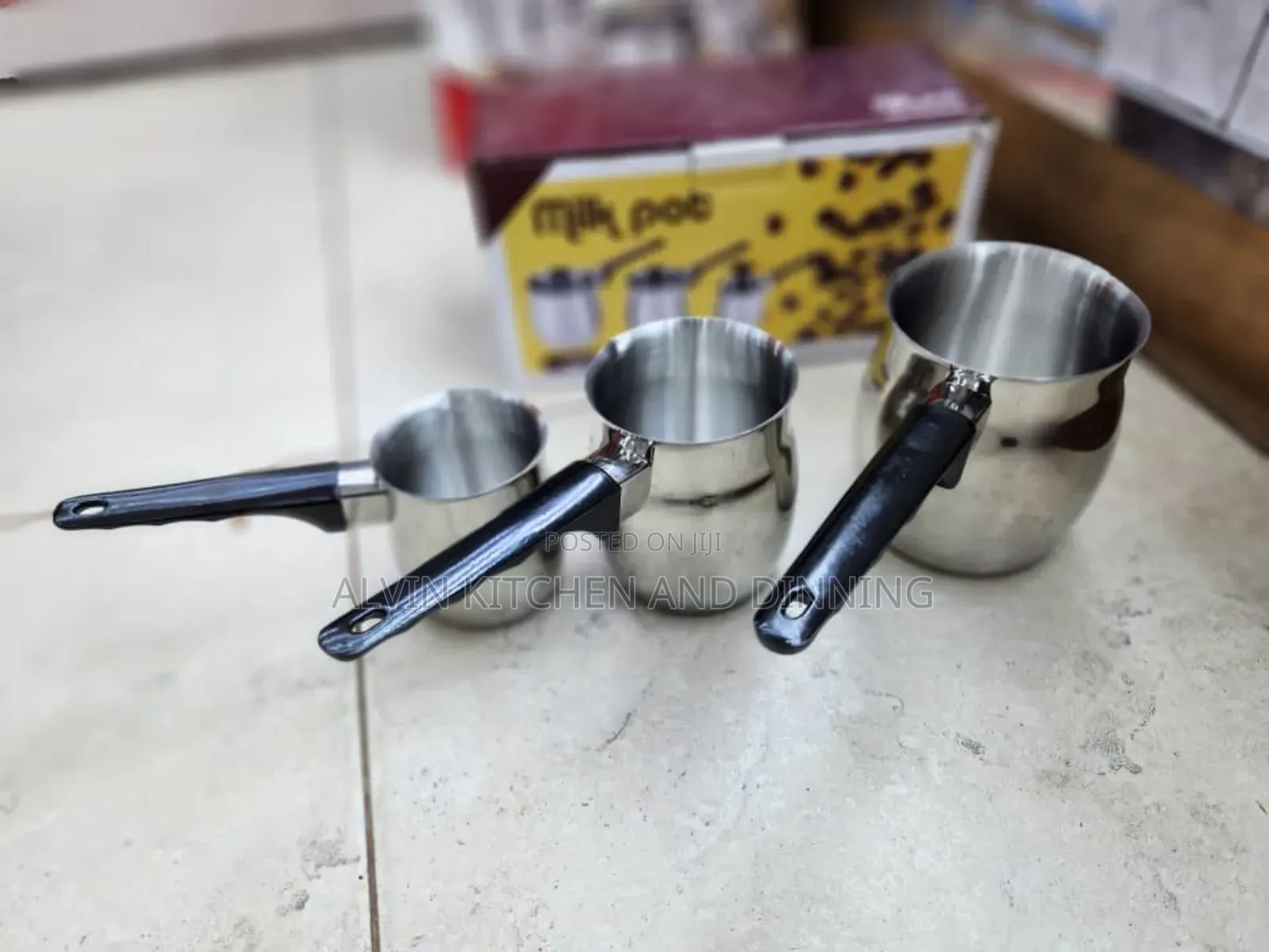Milk Pot Set or Turkish Coffee Warmer