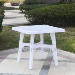 Courtyard Outdoor Plastic Table Heavy Duty